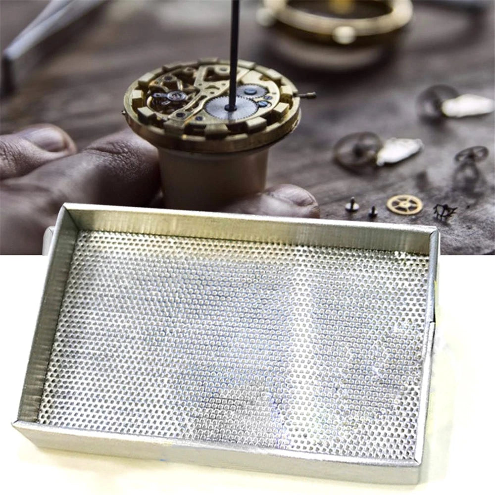 Aluminum Frame Steel Mesh Watch Accessories Storage Tray Organizer Dryer Plate