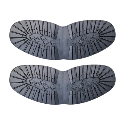 2 Pairs Rubber Half Replacement Soles, Anti-Slip Shoes Forefoot, Black