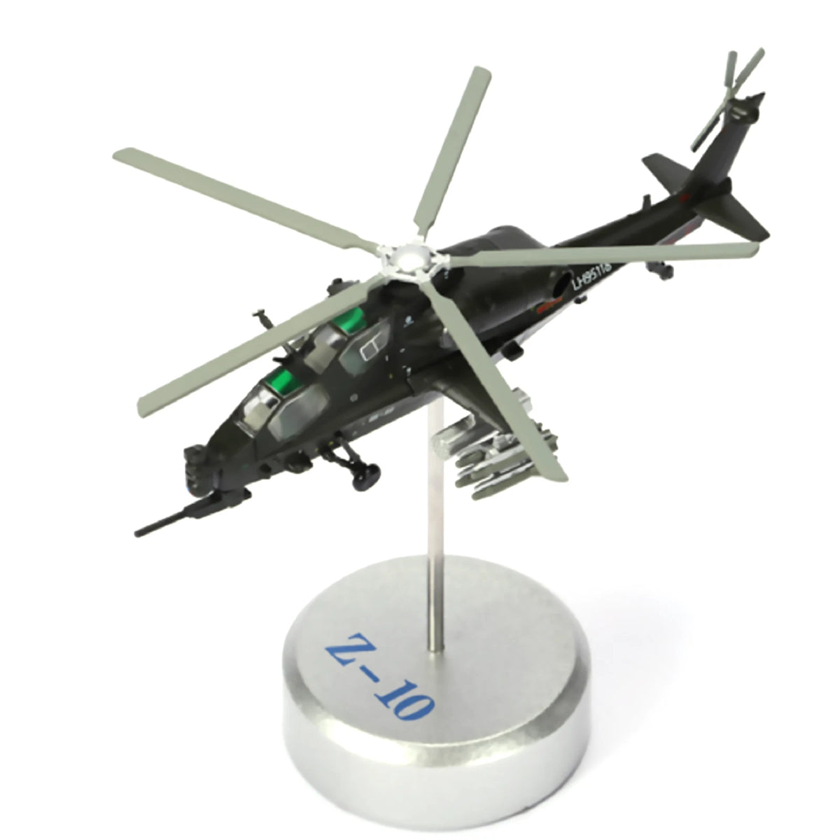 1/100 Chinese Armed WZ-10 Helicopter Model Military Plane Collection Souvenir D