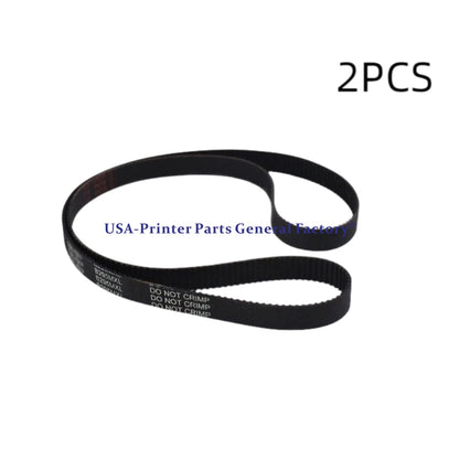 2x P1046696-050 Main Drive Belt For Zebra ZE500-4 ZE500-6 Thermal Label Printer