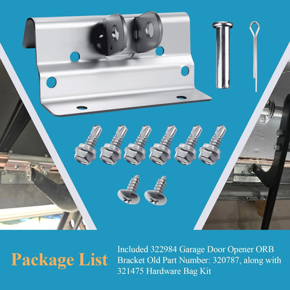 322984/320787 Garage Door Trolley Arm Attachment Operator Orbital Metallic