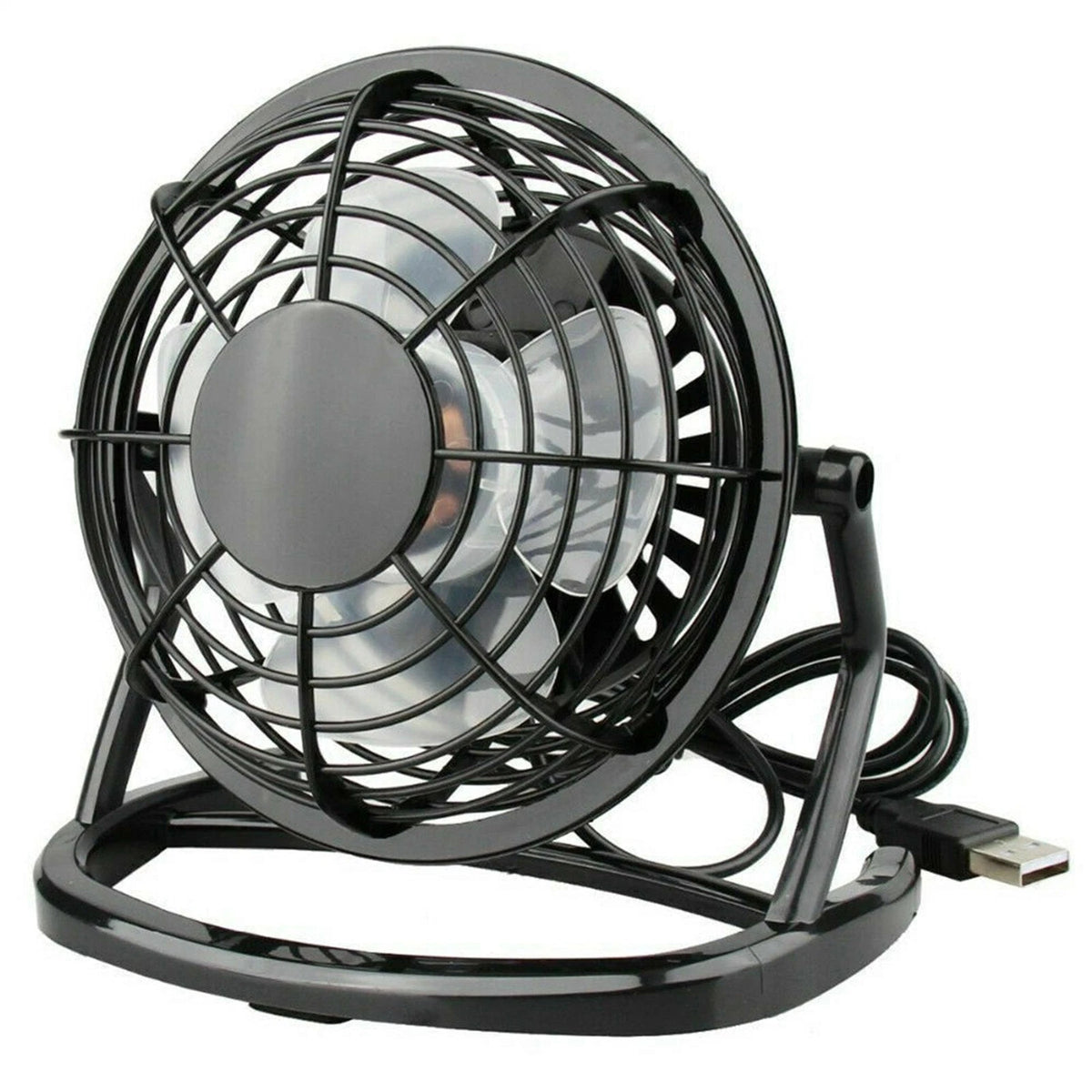 4 inch Portable USB Table Fan Mini USB Desk Fan Small Quiet Personal Cooler