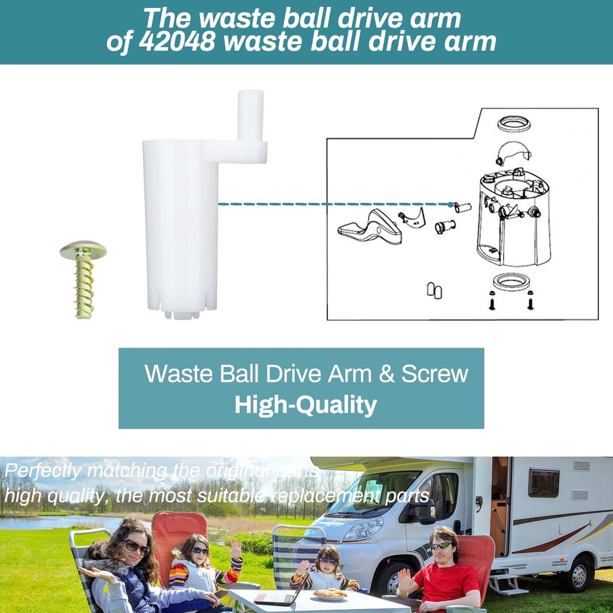 42048 Waste Ball Drive, 7 inches (W) x 10 (L) x 1 inch (H)