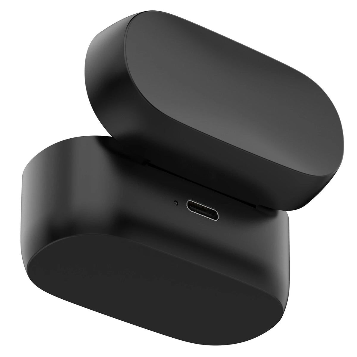 Black Charging Storage Box Charging Case + Cable For Jabra Elite 75T Headset