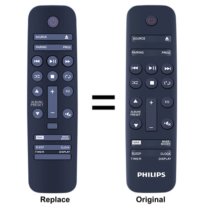 Replacement Remote Control For Philips Mini Hi-Fi Stereo System FX10