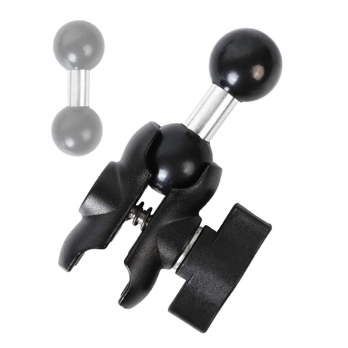 FPN Double Socket Arm with 1" Ball Adapter Compatible RAM B Black