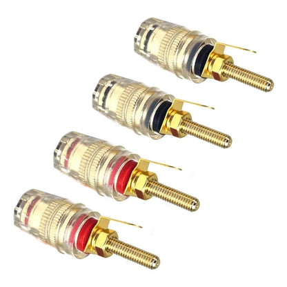 bnafes 4mm Banana Plug Socket, Gold Plate Binding Post for Amplifier Speaker...