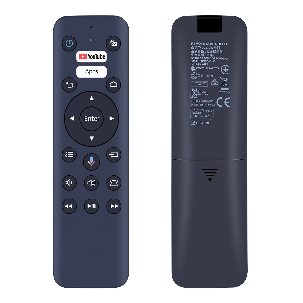 WH-55 WH-55B For Epson Projector Bluetooth Remote EF-100B/100W ELPAP12