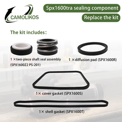 spx1600tra seal assembly replacement kit super pump black
