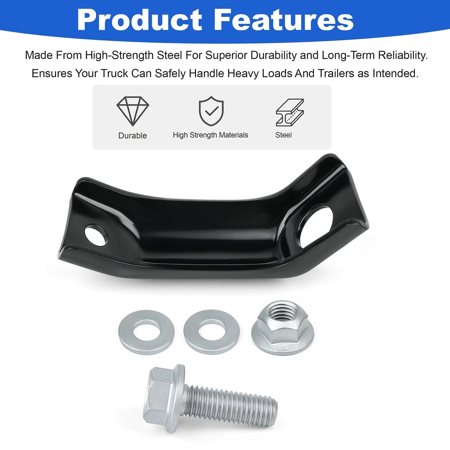 Rear Spring Rear Hanger Reinforcement 12474022 for Chevy Silverado 1500 1999-07