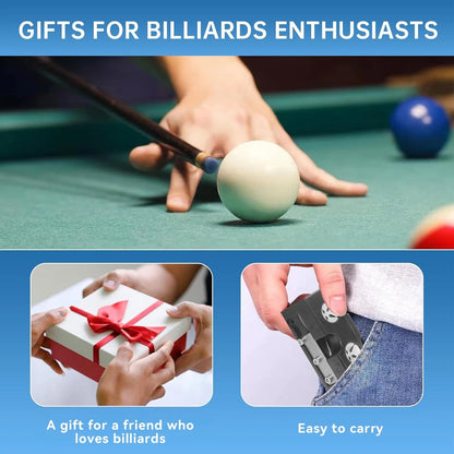 Vastarsky 11-in-1 Pool Cue Tip Shaper, Upgraded Billiards black