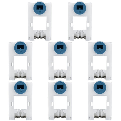 8 Pcs H 3785 Tilt Window Spiral Balance Pivot Lock Shoe by JPKTA 8 PCS, White
