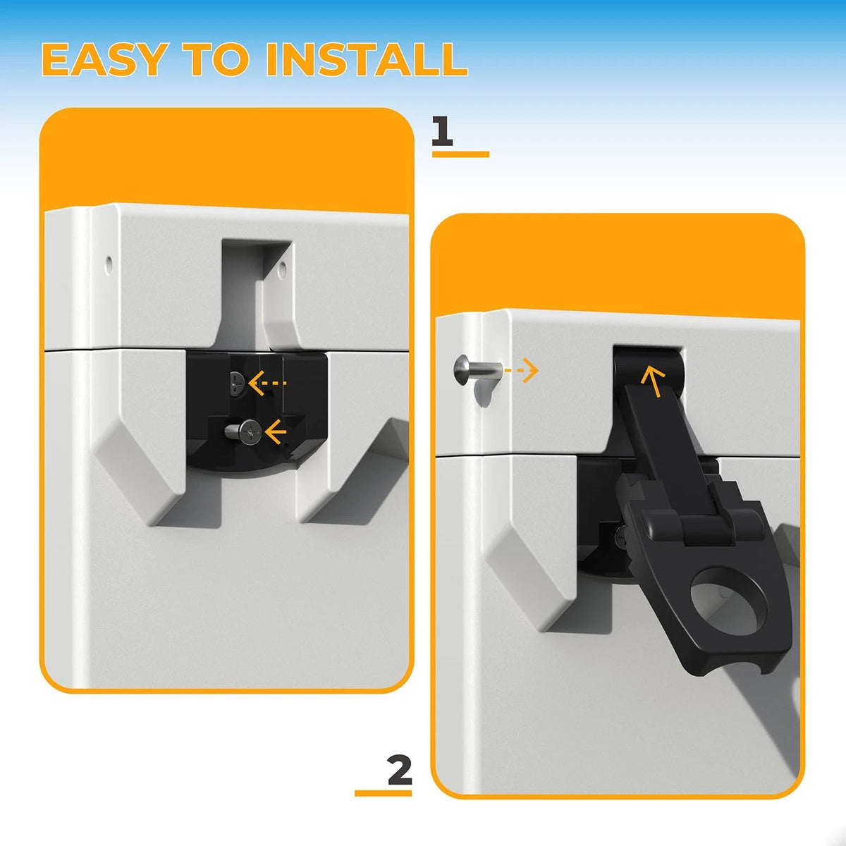 Cooler Cam Latch Fit for Fatboy,Bird Oversized, Black