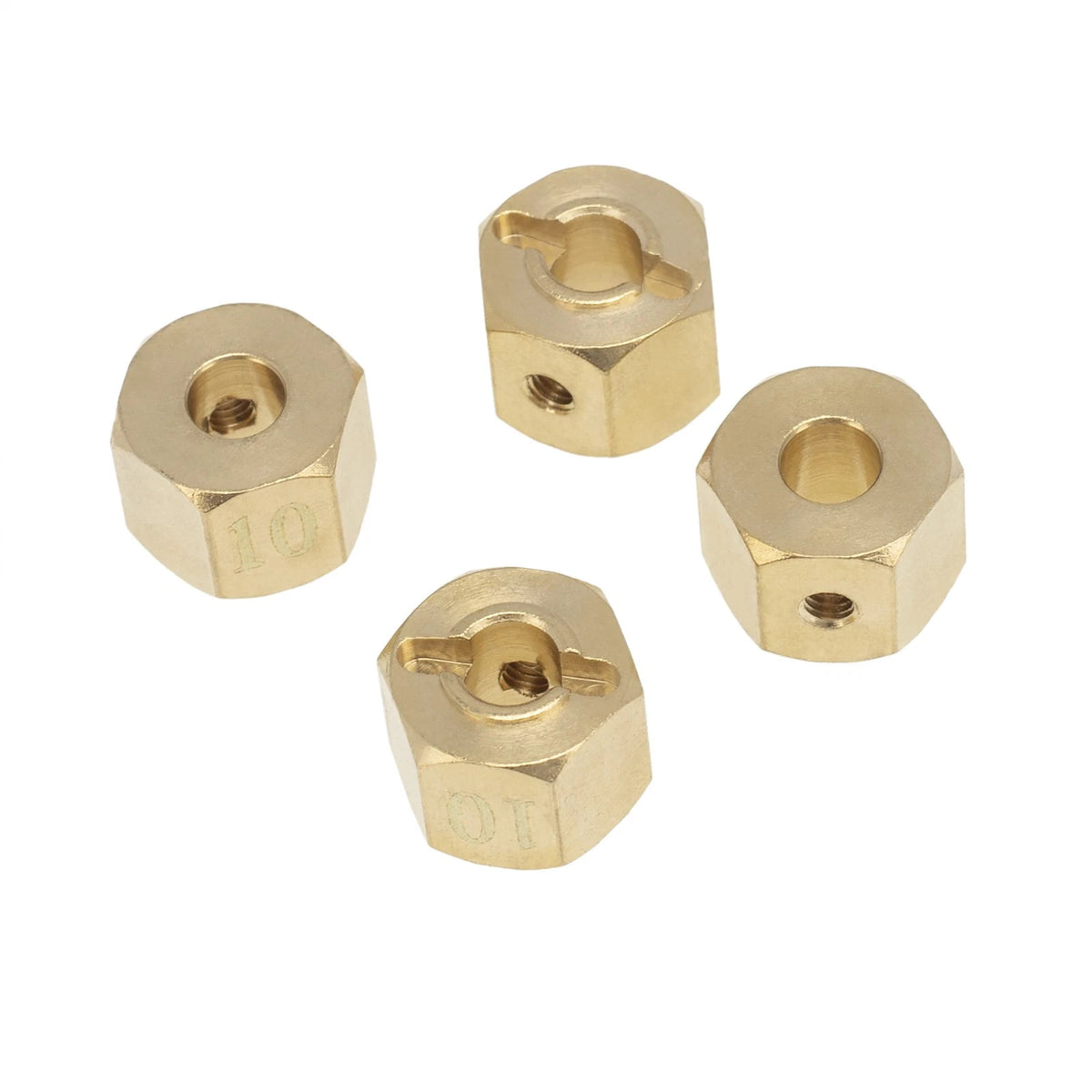 4x Wheel Hex Hub 10mm For Axial SCX10 90046 RR10 RGT 86100 MST GEN 8 RC Crawler-