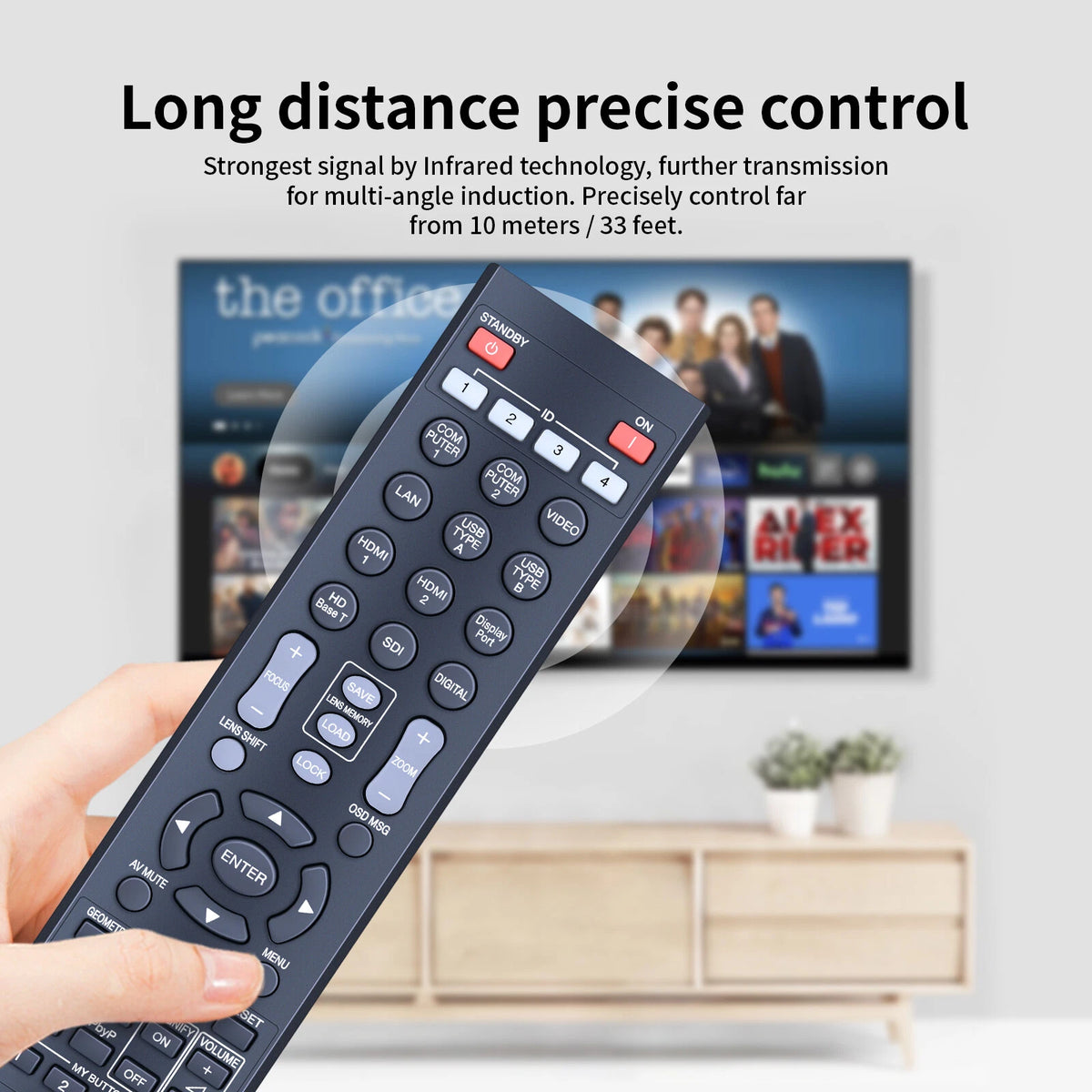 R103 Replacement Remote Control For Christie Maxell LWU720i LHD720i