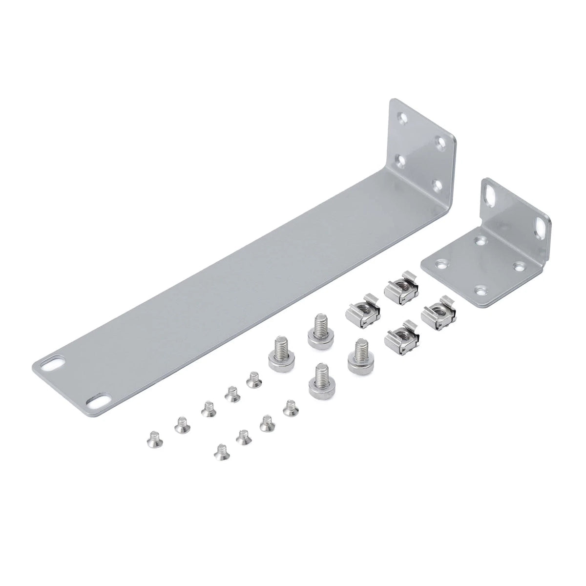 PhyinLan Rack Mount Kit for Ubiquiti Switch, 1U Ears Silver