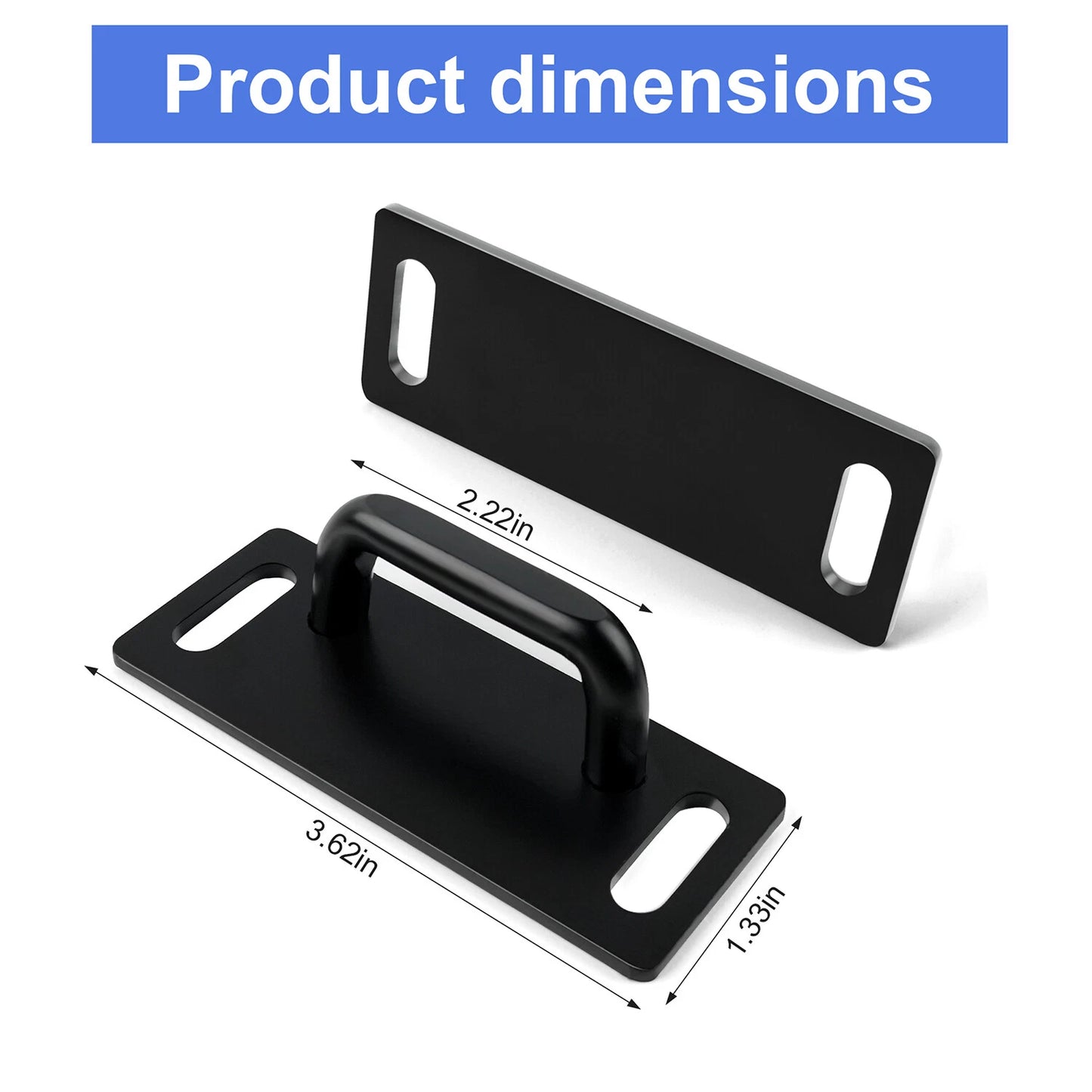For LEER Tonneau cover 700 and 550 series pair of black C striker plates # 80351