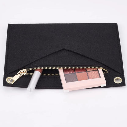 WADORN Crossbody Purse Conversion Kit for LV Kirigami Pochette, Felt Black