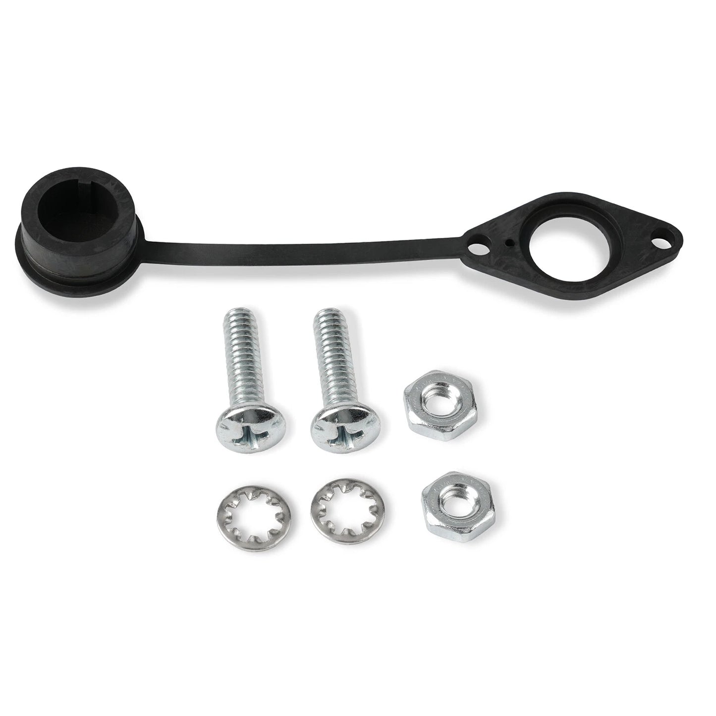 Truck Electric Winches Remote Control Socket Rubber Dust Cover Cap Mount Kit