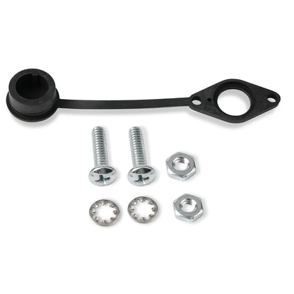 Truck Electric Winches Remote Control Socket Rubber Dust Cover Cap Mount Kit