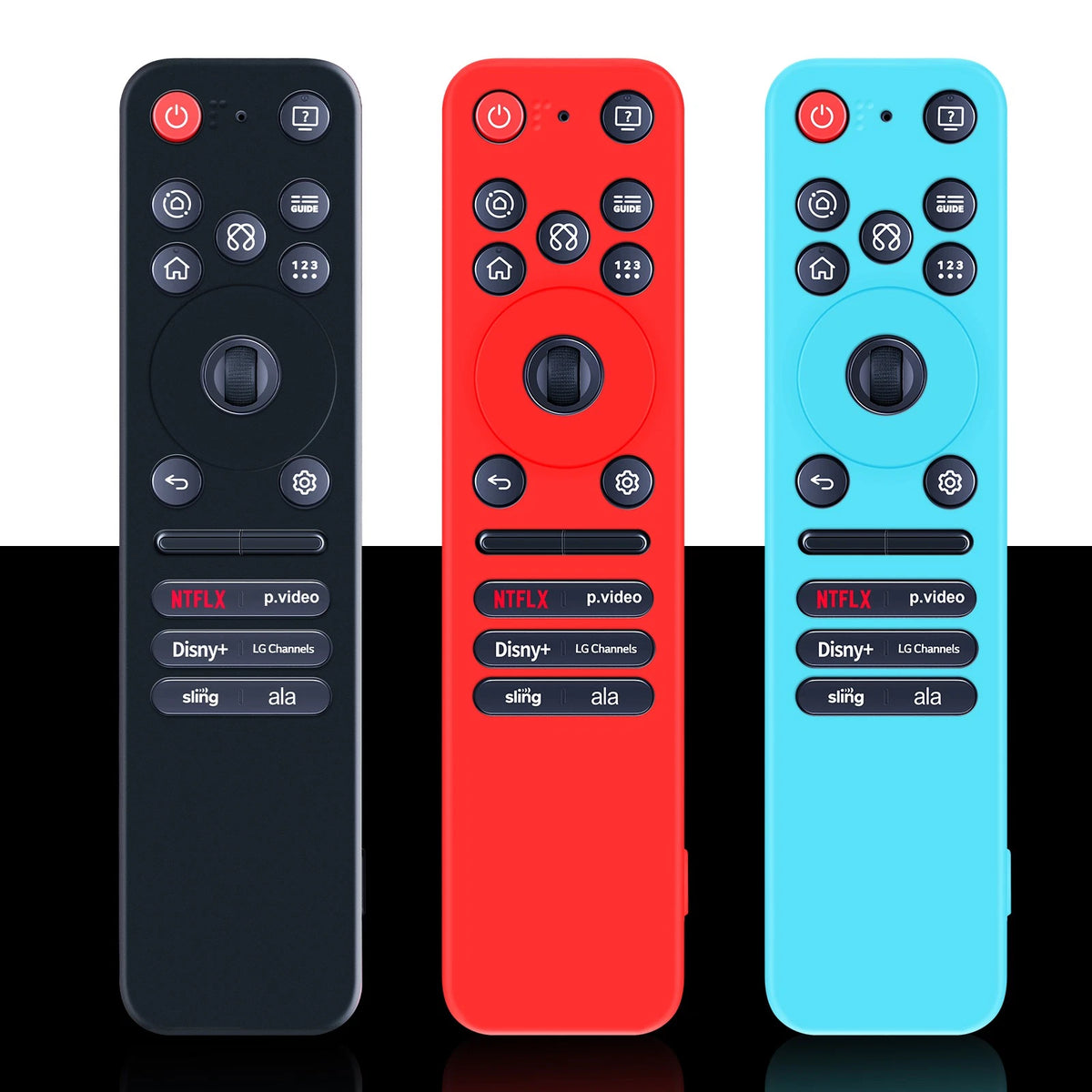 [3-Pack]Silicone Case MR25GA Remote Control for LG 2025 LG OLED Smart TV Series