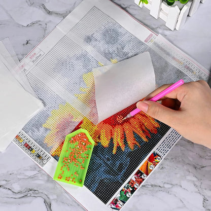300 Pieces Diamond Painting Release Paper 15 x 15 cm and 15 x 10 White