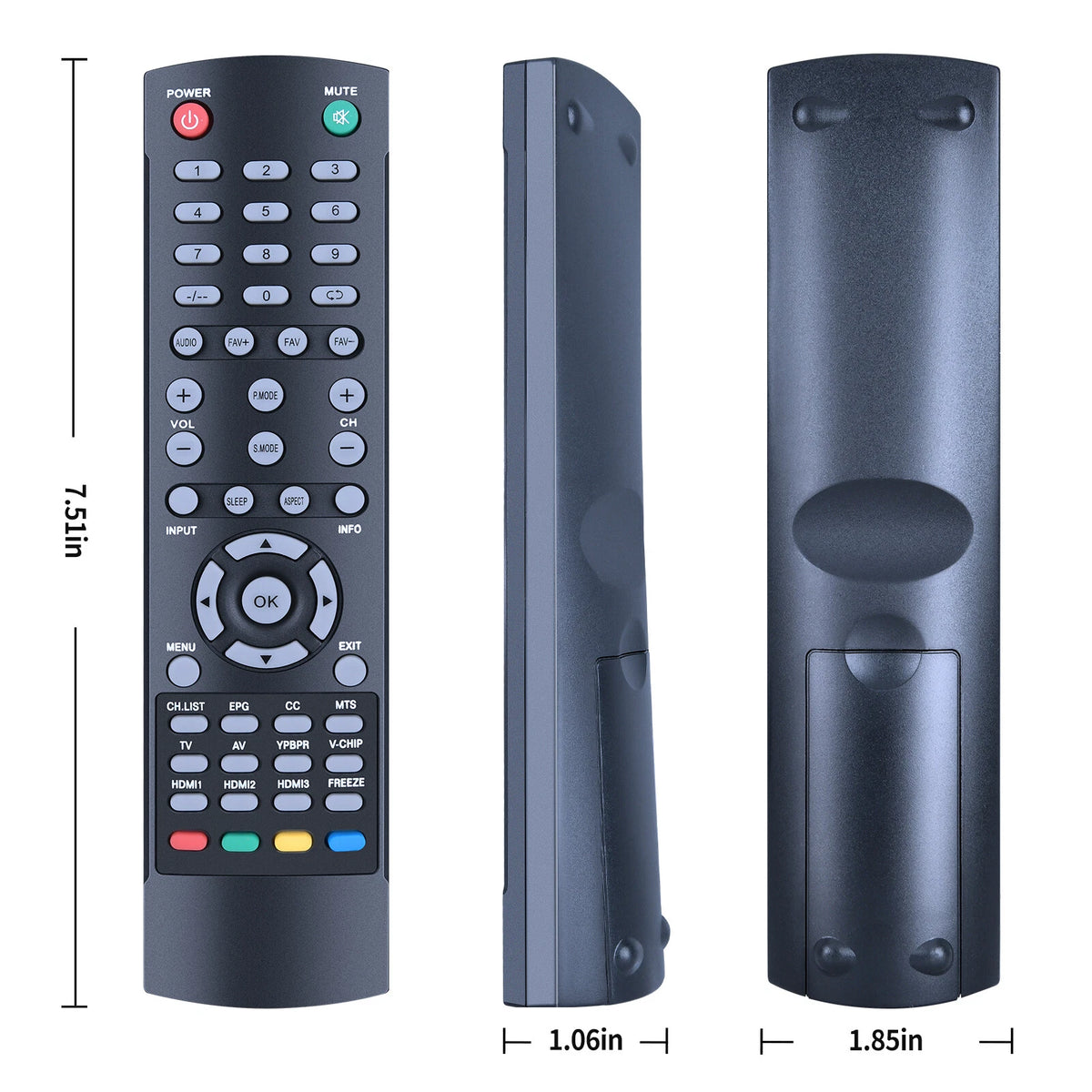 Remote Control For RCA TV RLED6090 RTU4002 RTU5540-B RLDED4016A-H RTU4300