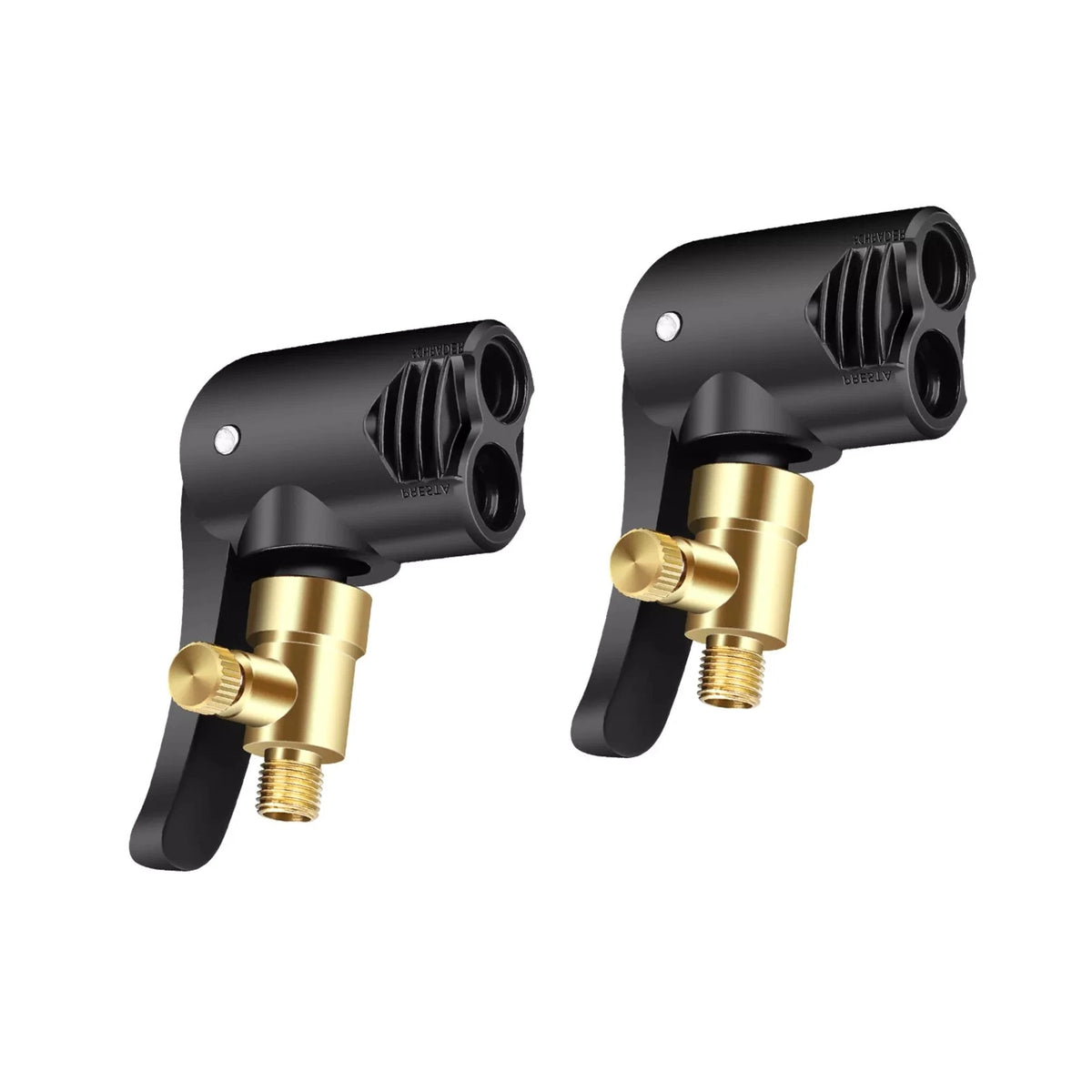 2PCS 2-in-1 Dual Head 7.8mm Male Thread Deflateable Air Chuck Accessories Tool