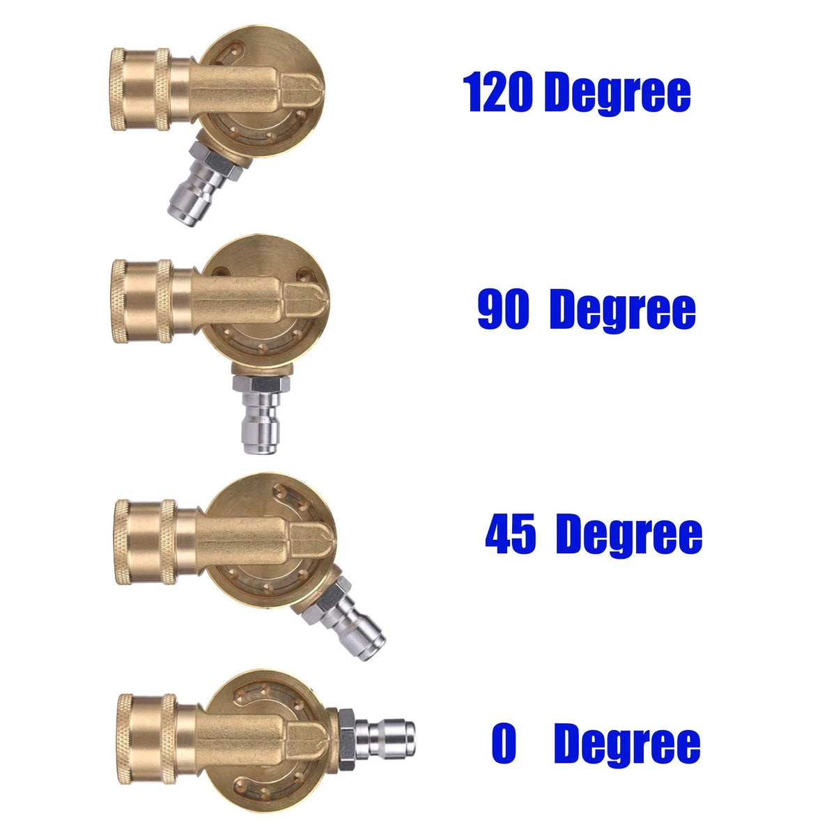 M MINGLE Gutter Cleaner Attachment, Pivoting Coupler for 240 Degree Rotation
