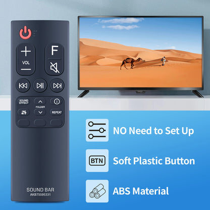 AKB75595331 Remote Control For LG Sound Bar SL4Y SL5Y SL6Y SL7Y SN6Y SL7Y