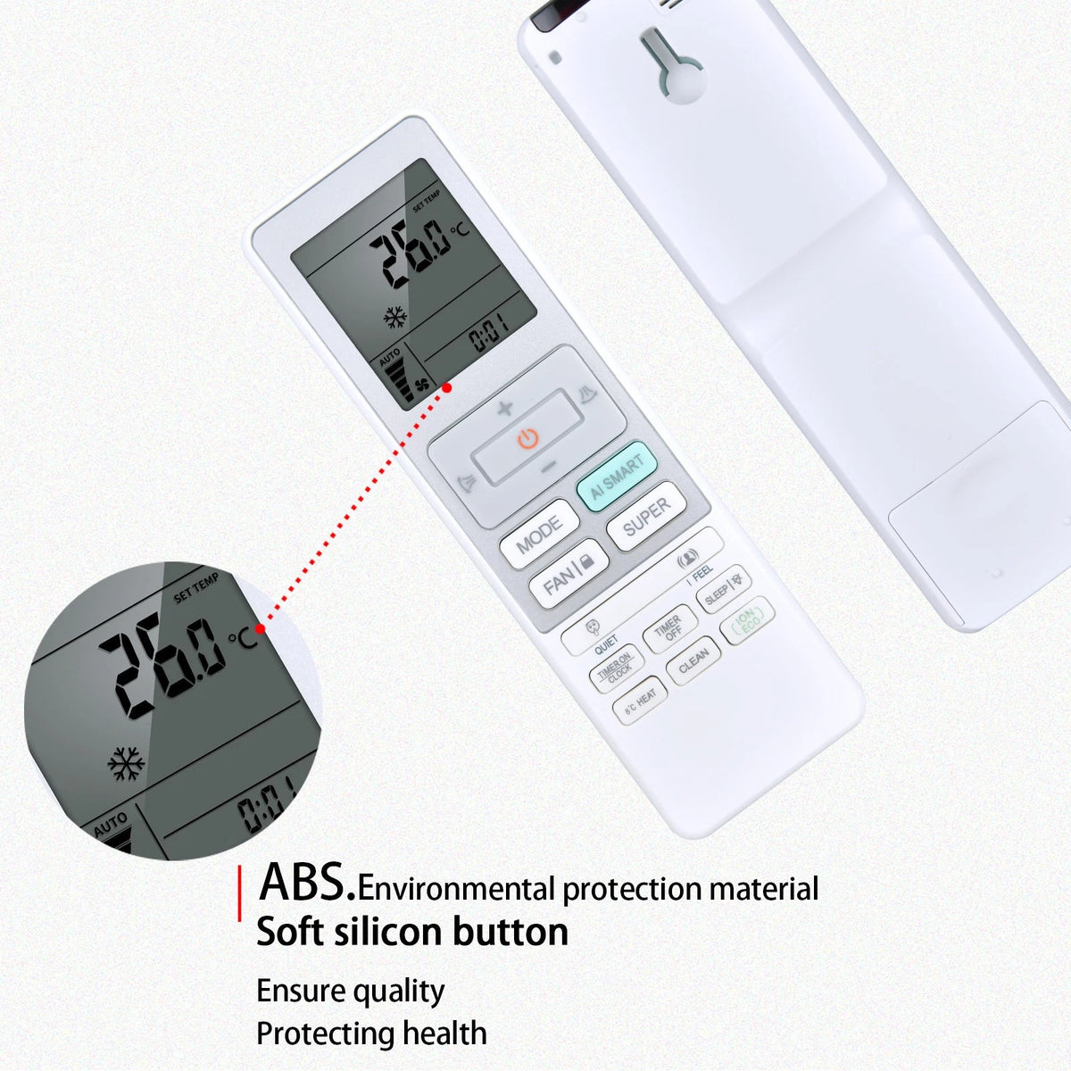 Replace Remote Control For Hisense RCH-RTY5-0 Air conditioner