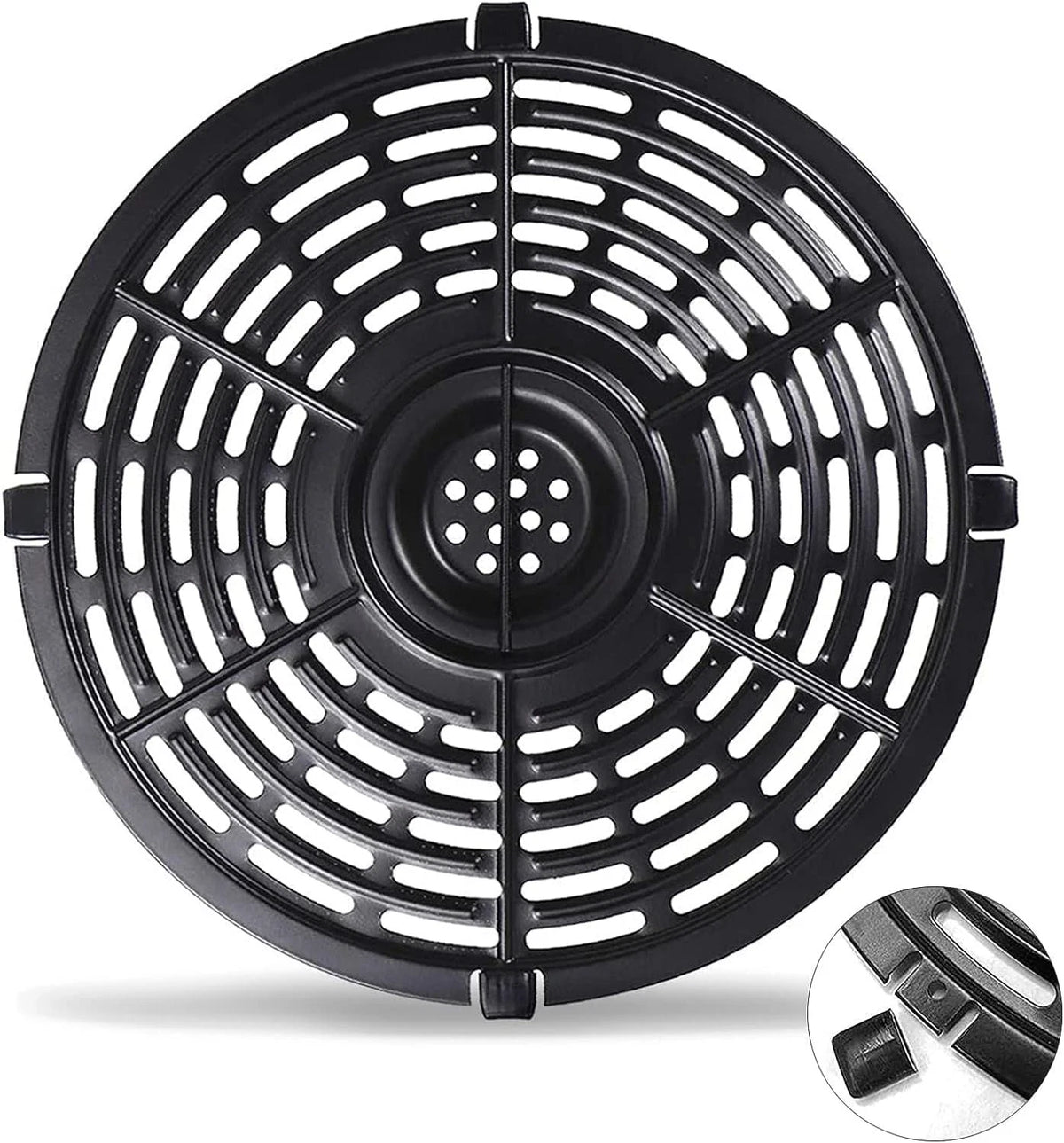 Air Fryer Grill Pan for Power XL 5QT fryer, 8.7'' Round Non-Stick...