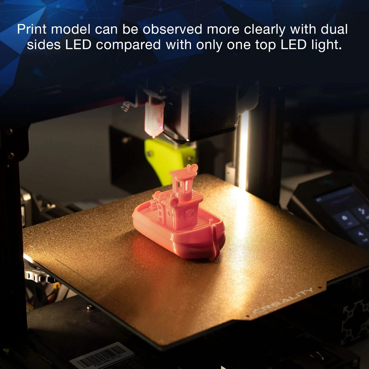UniTak3D Ender 3 3D Printer LED Light 24V 7.5W Dual Sides Embedded Black