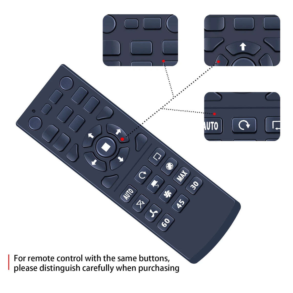Replacement Remote Control For Bissell SmartClean Robot, 1608039