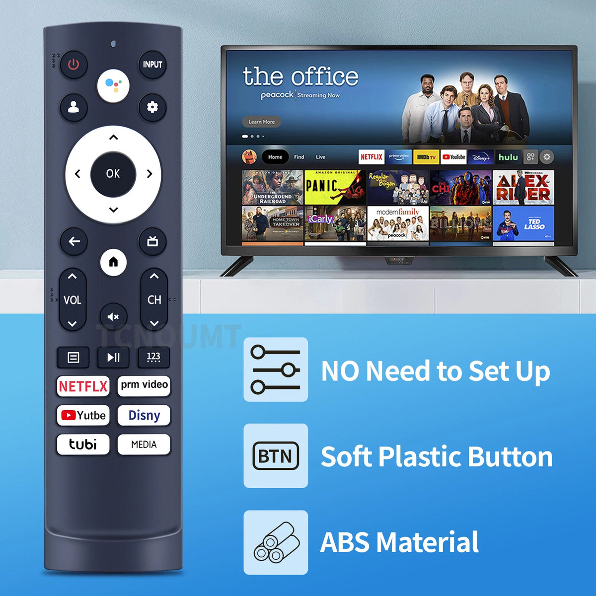 ERF3N90H IR Remote Control For Hisense Smart TV 50U6H 55U6H 65U6H 75U6H