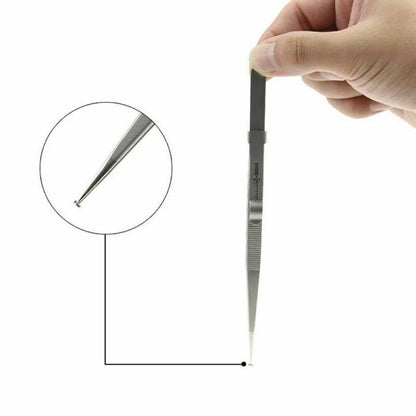 STONE TWEEZERS LOCKING JEWELRY TWEEZER SLIDE LOCK FINE TIP ELECTRONIC SLOT LOCK