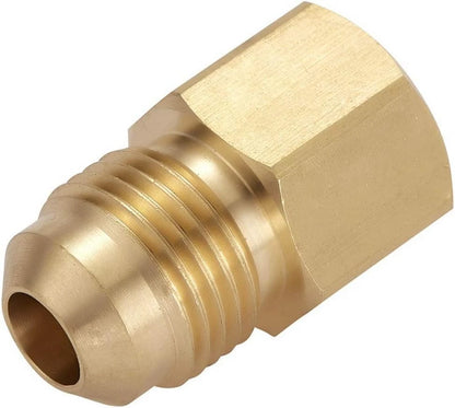 4 PCS 3/8 Inch Flexible Flex Gas Line Hose Brass 3/8Flare x1/2 NPT,