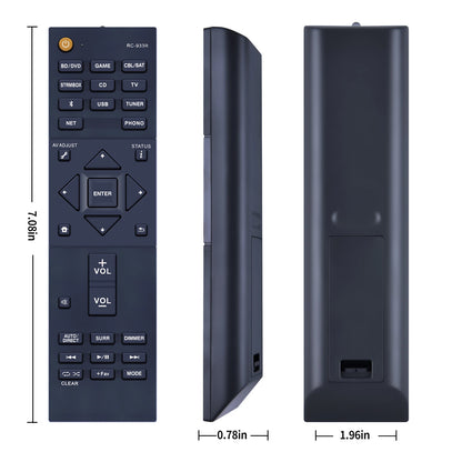 RC-933R Remote Control For Pioneer Elite Stereo Receiver VSX-S520D VSX-S520