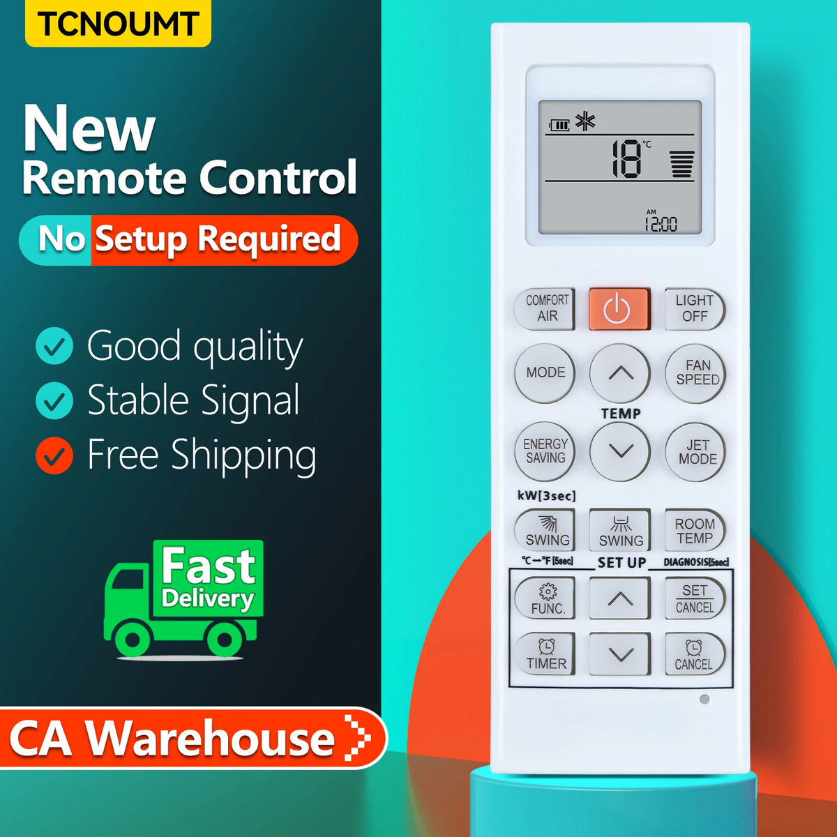 AKB74955602 Remote Control For LG AC Air Conditioner AKB74955605 LSN363HLV