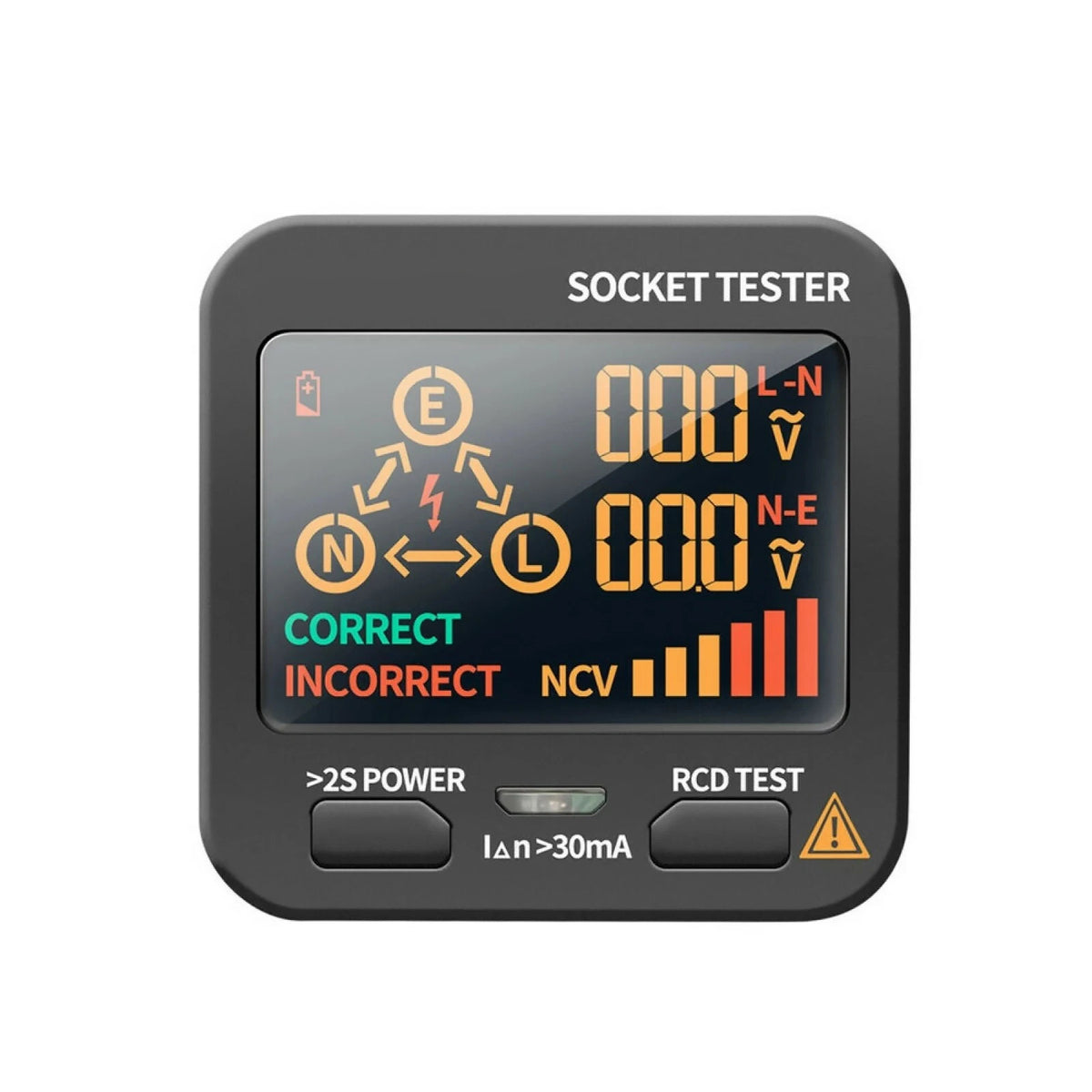 US Plug AC11 Socket Tester Digital Display Voltage Checker Detector Tool