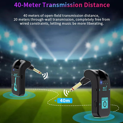 High Quality 2.4G Wireless Guitar Rechargeable Transmitter And Receiver
