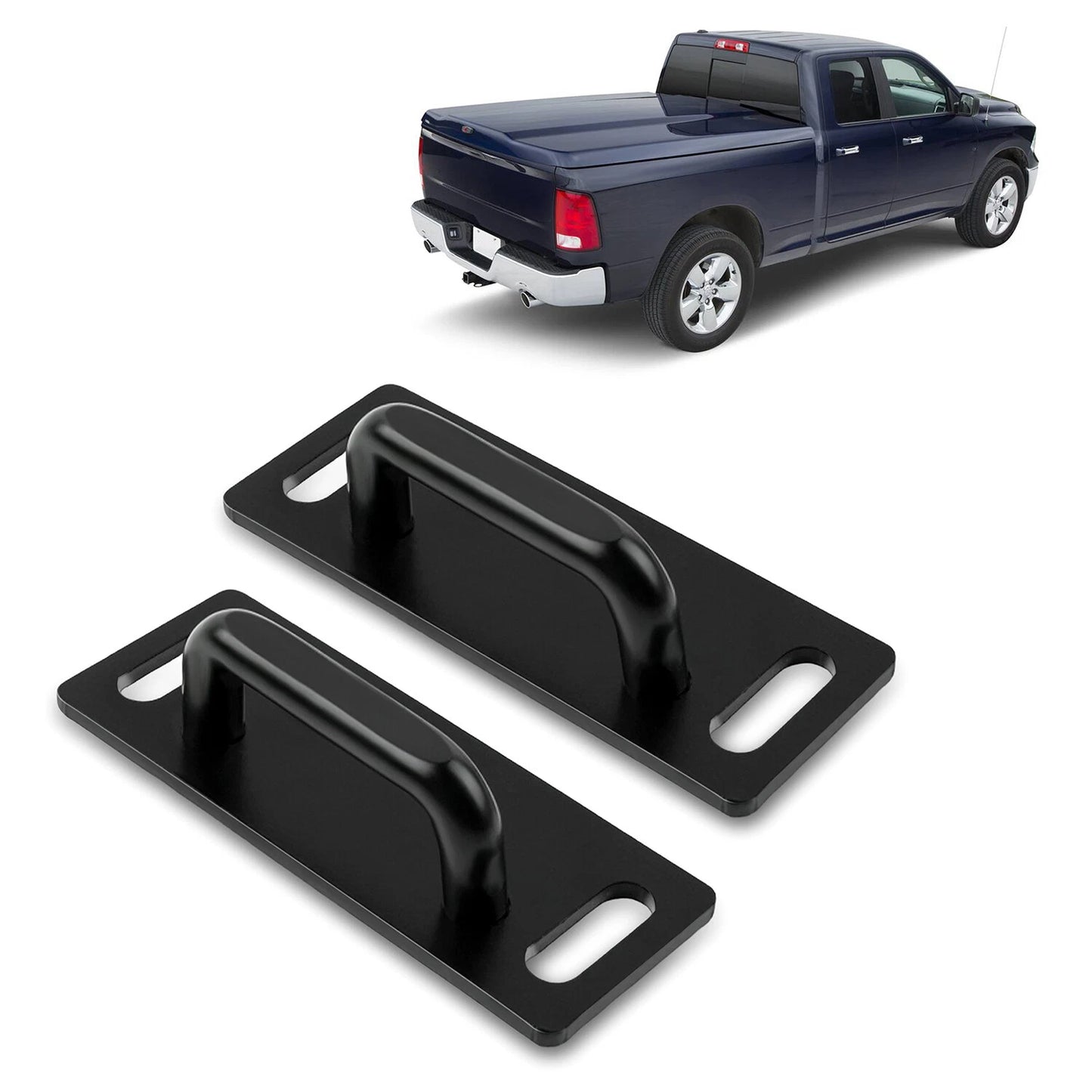 For LEER Tonneau cover 700 and 550 series pair of black C striker plates # 80351