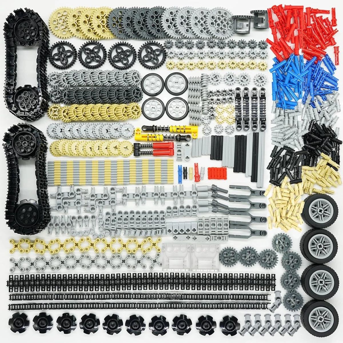Technical Gears Axles Parts Pieces - Gearbox Bulding Block Classic Bulk