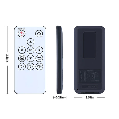 Remote Control for ViewSonic M1 mini Plus Pocket Cinema Projector