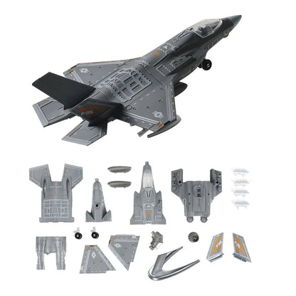 1/72 F-35 Stealth Fighter Assembly Model Kit 22cm Collectible Military Jet Decor