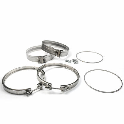Filter Clamp & Gasket DETROIT DD13 DD15 A680950202 A6809950302 A6804910480