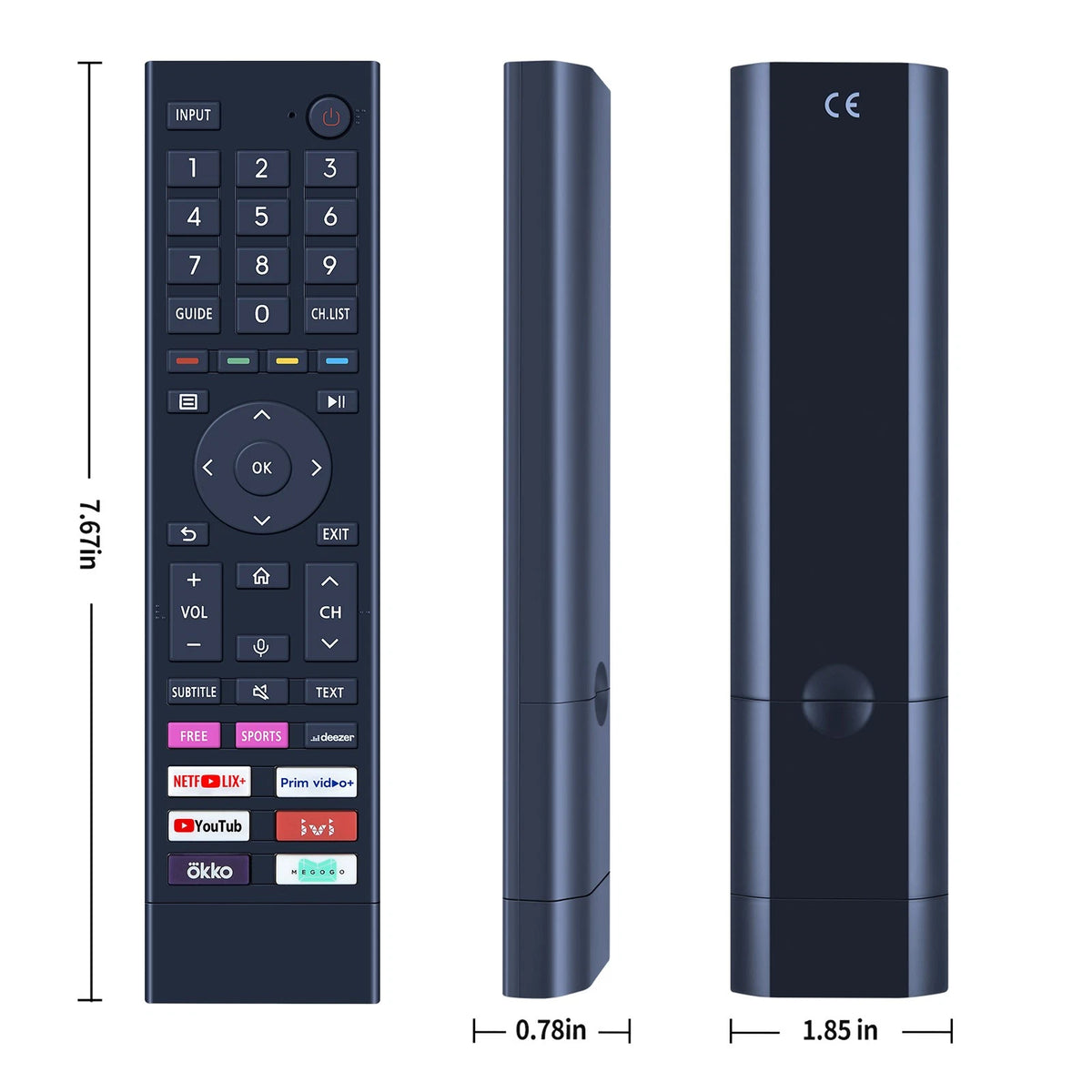ERF3E80H Voice Remote Control For Hisense TV 43A6BG 43A6G 50A6BG 50A6G 55A6G