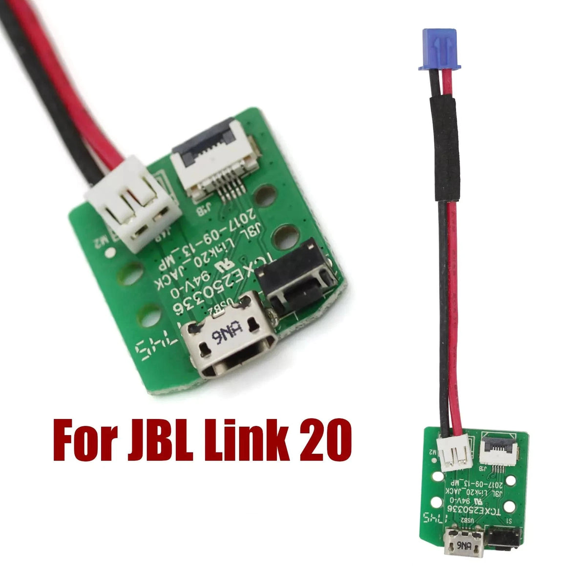 USB Charging Port Board With Wire Connector Accessories For JBL Link 20