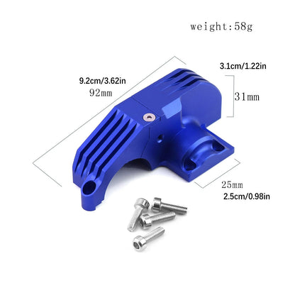 Blue  Main Tooth Protection Cover For Traxxas MAXX 4S Truck 1 Adapter yy