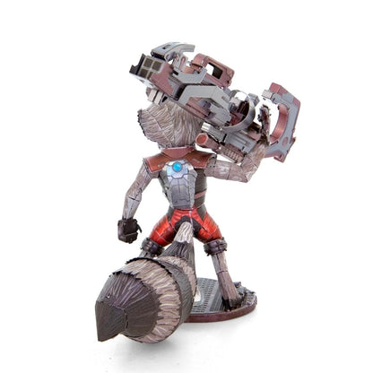 Metal Earth Guardians of The Galaxy Rocket 3.8 x 3.1 x inches, Multi